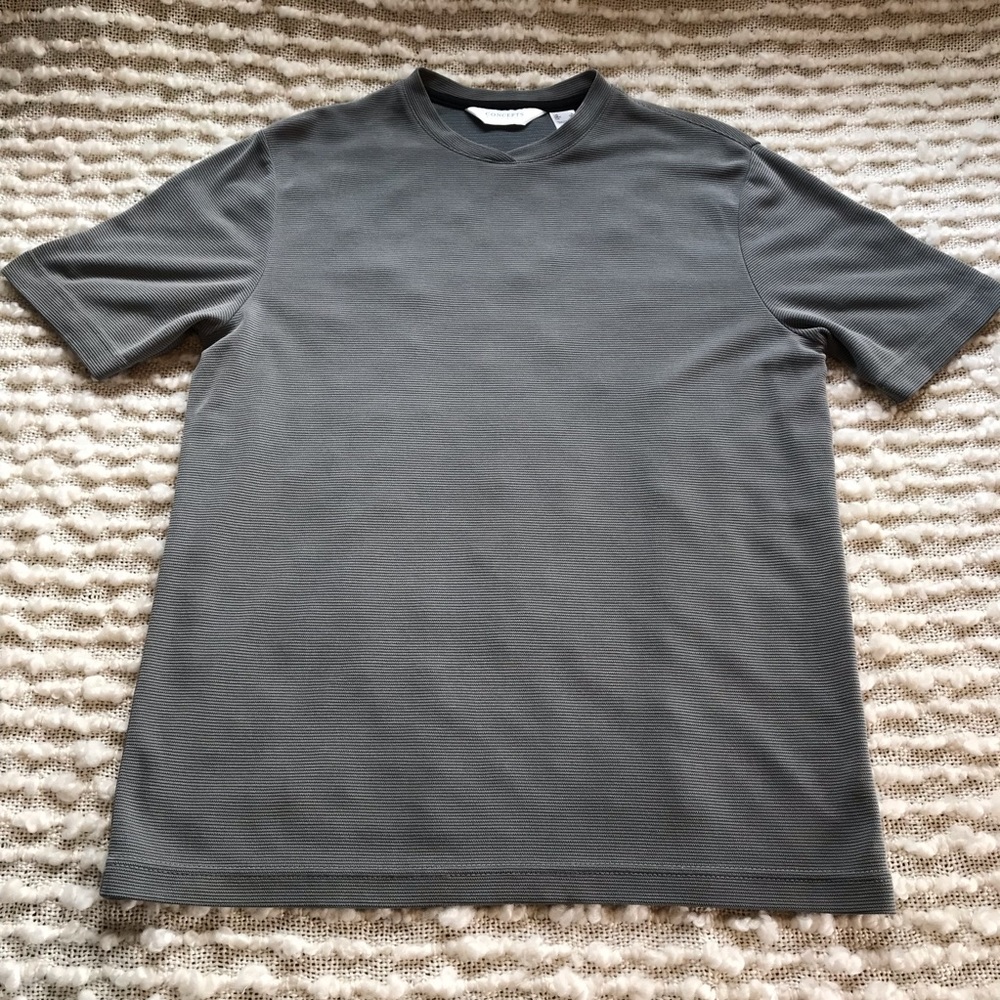 Concepts By Claiborne Gray Short Sleeve Shirt